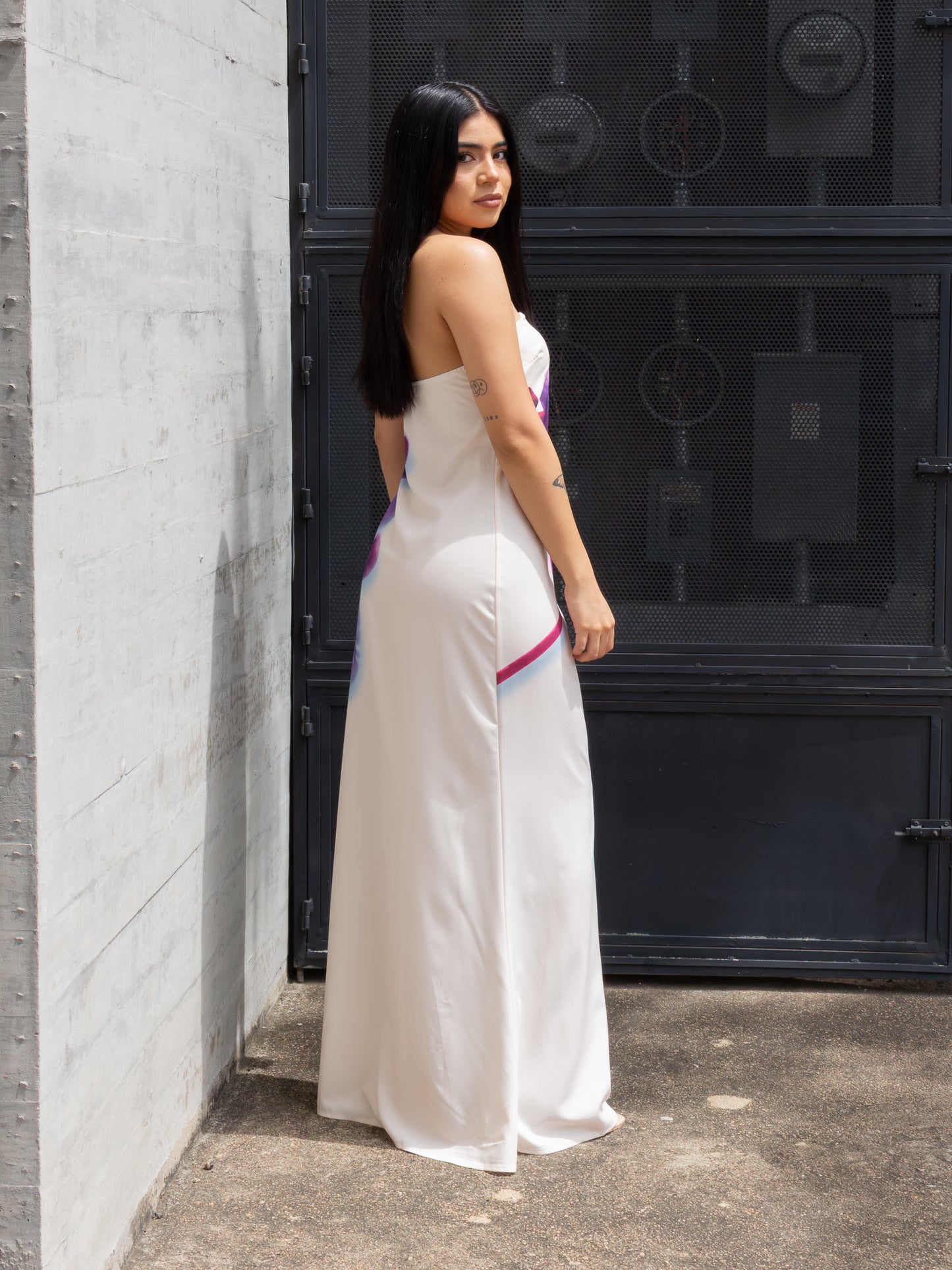VESTIDO SATIN ORQUIDEA
