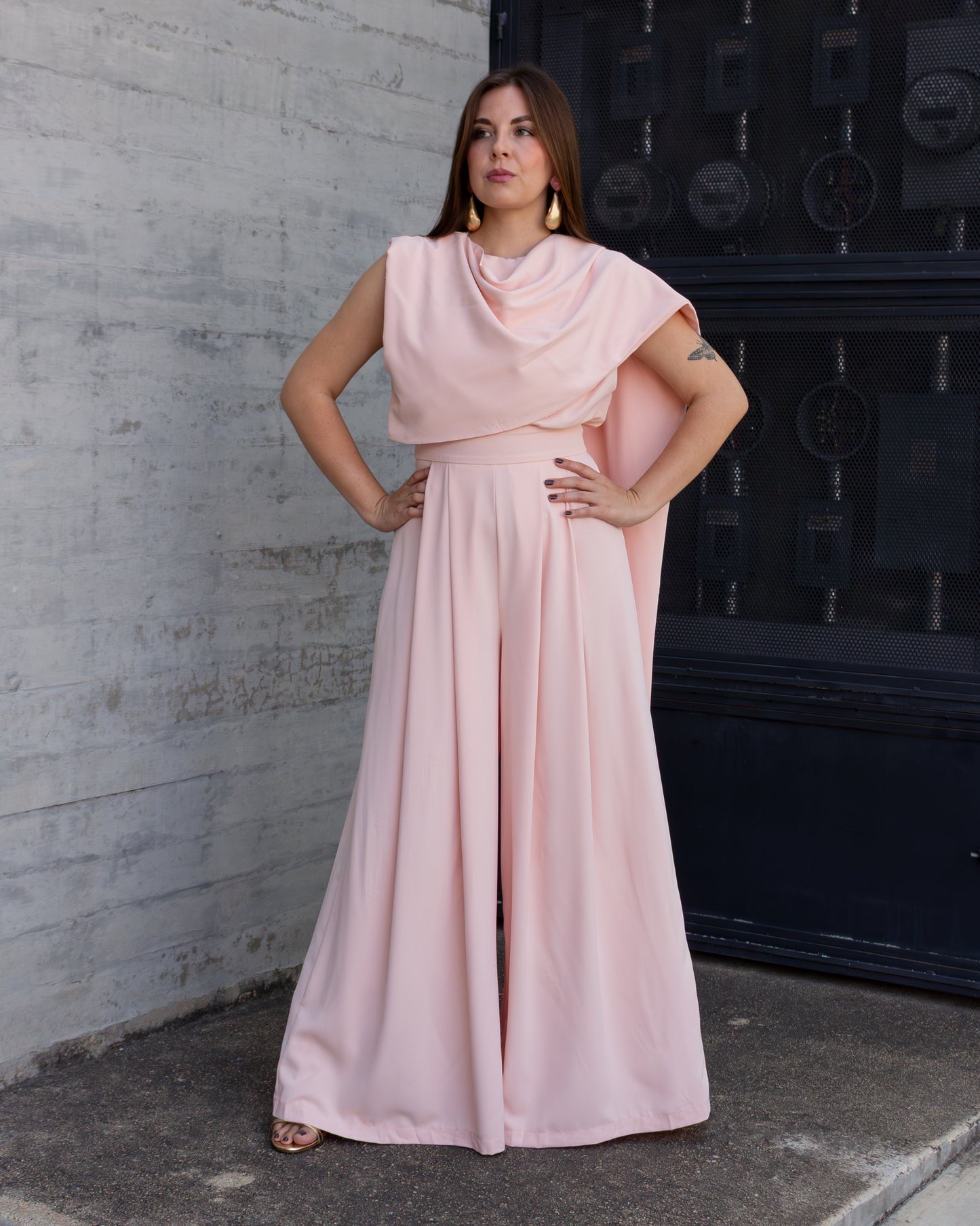 JUMPSUIT BABY PINK LARGO