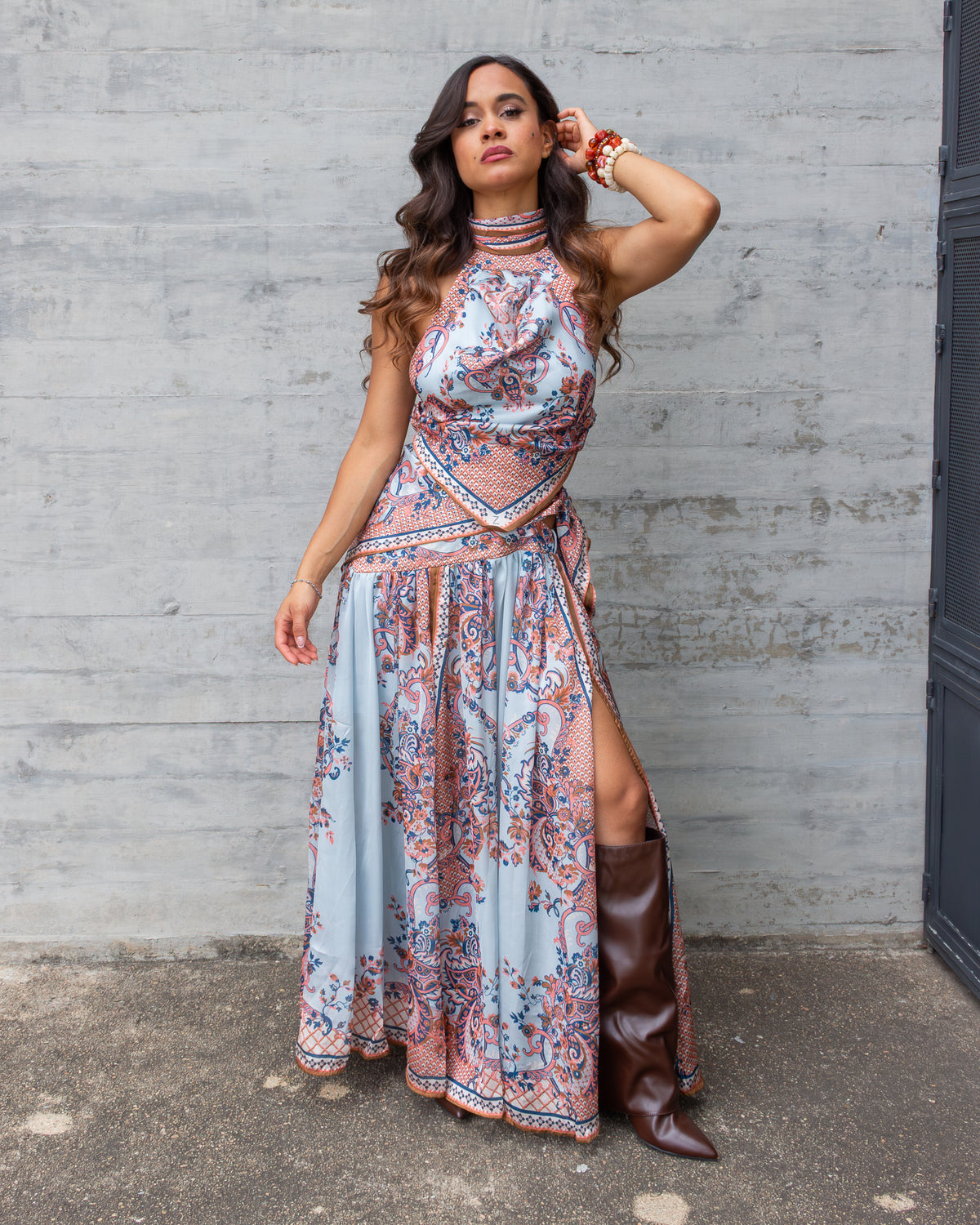 CONJUNTO TIPO PAISLEY