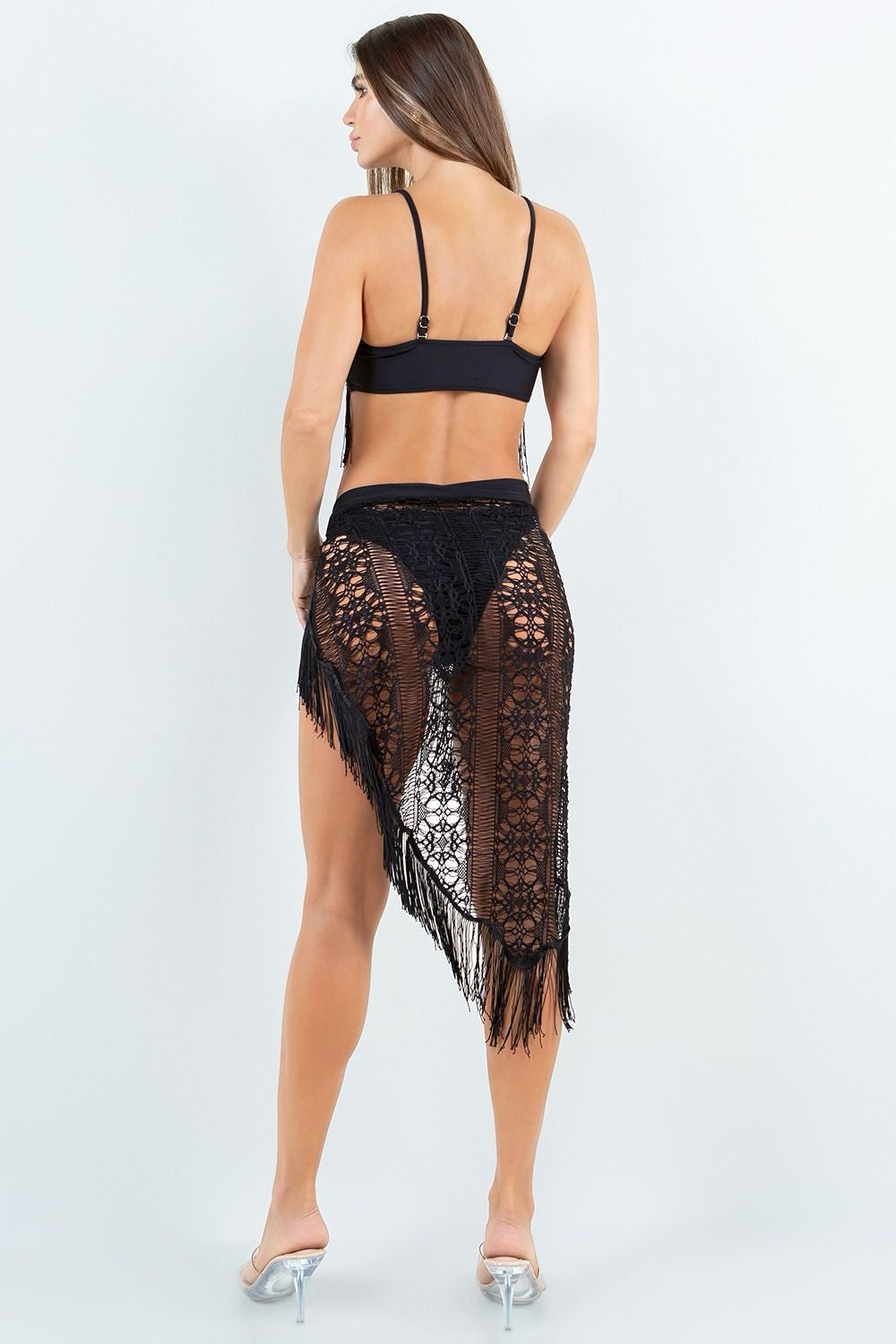 Traje de baño set 3 piezas blanco