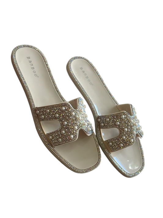 Sandalias H de perlas