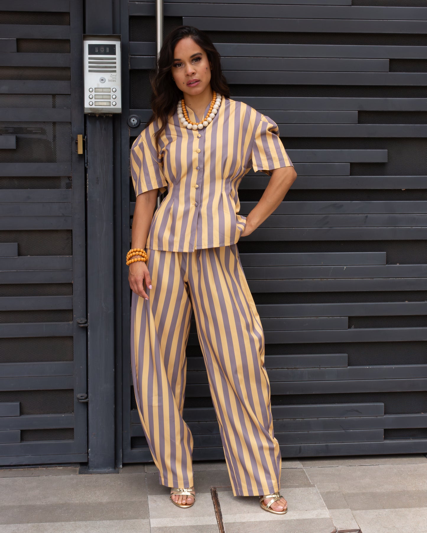 CONJUNTO DE RAYAS AMARILLO