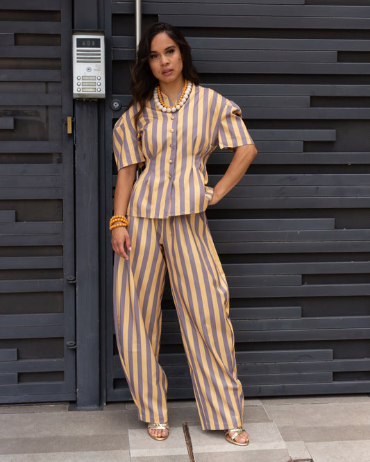 CONJUNTO DE RAYAS AMARILLO