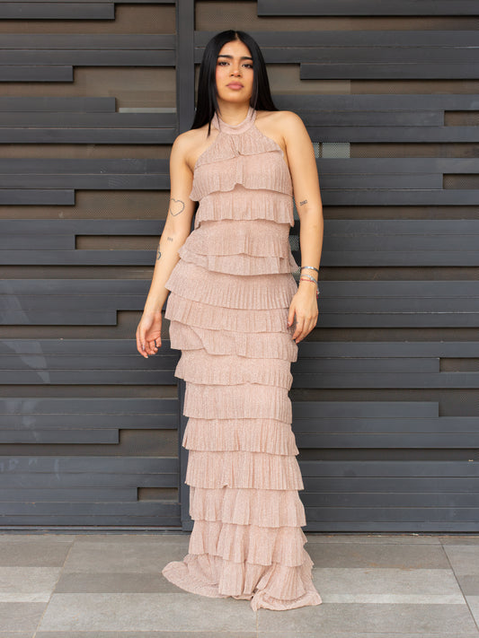 VESTIDO NUDE OLANES
