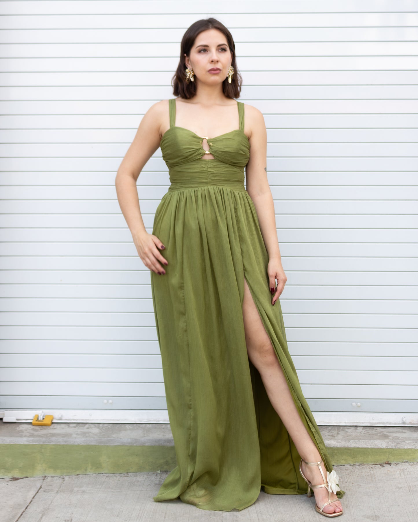 VESTIDO VERDE