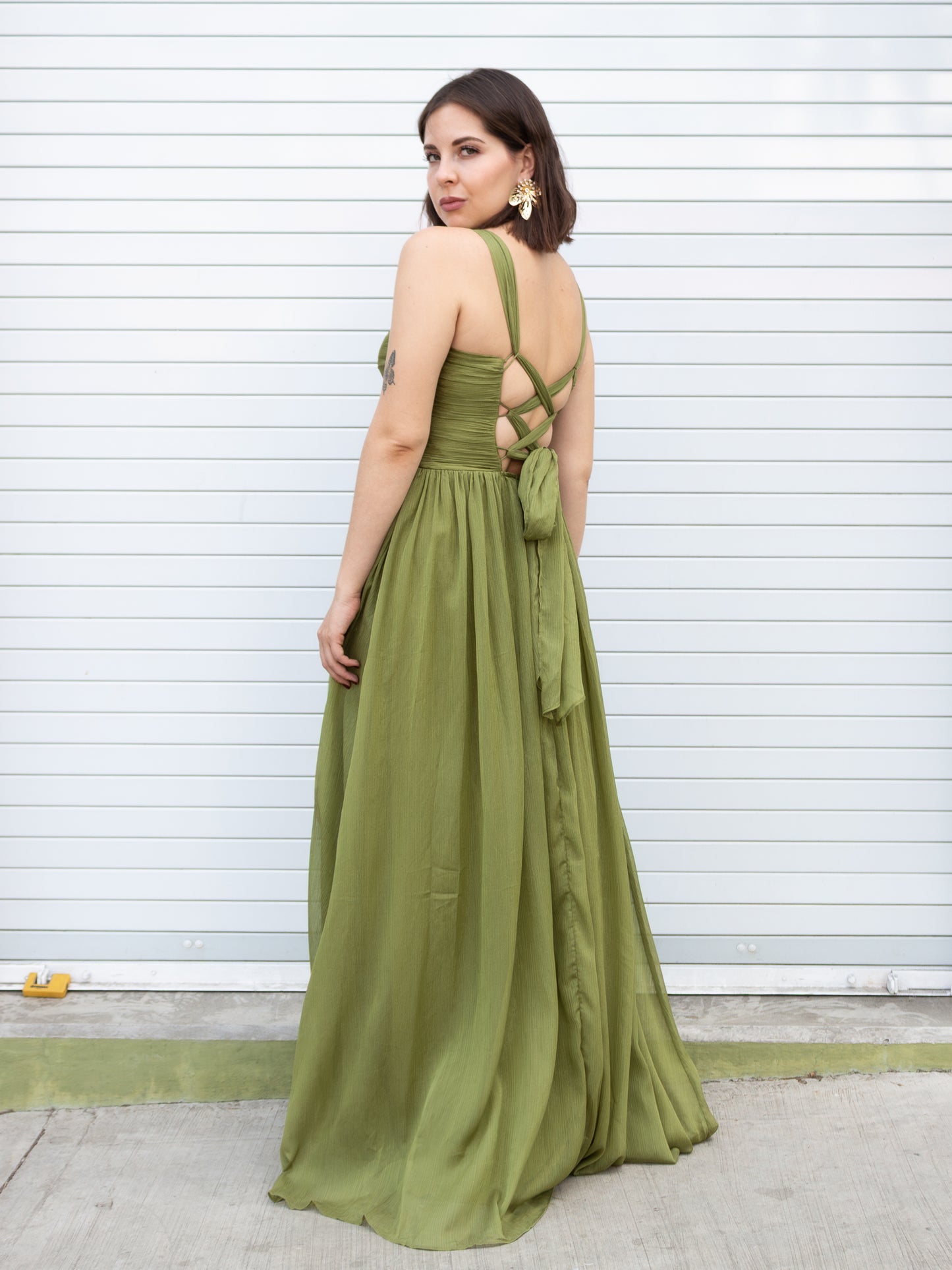 VESTIDO VERDE