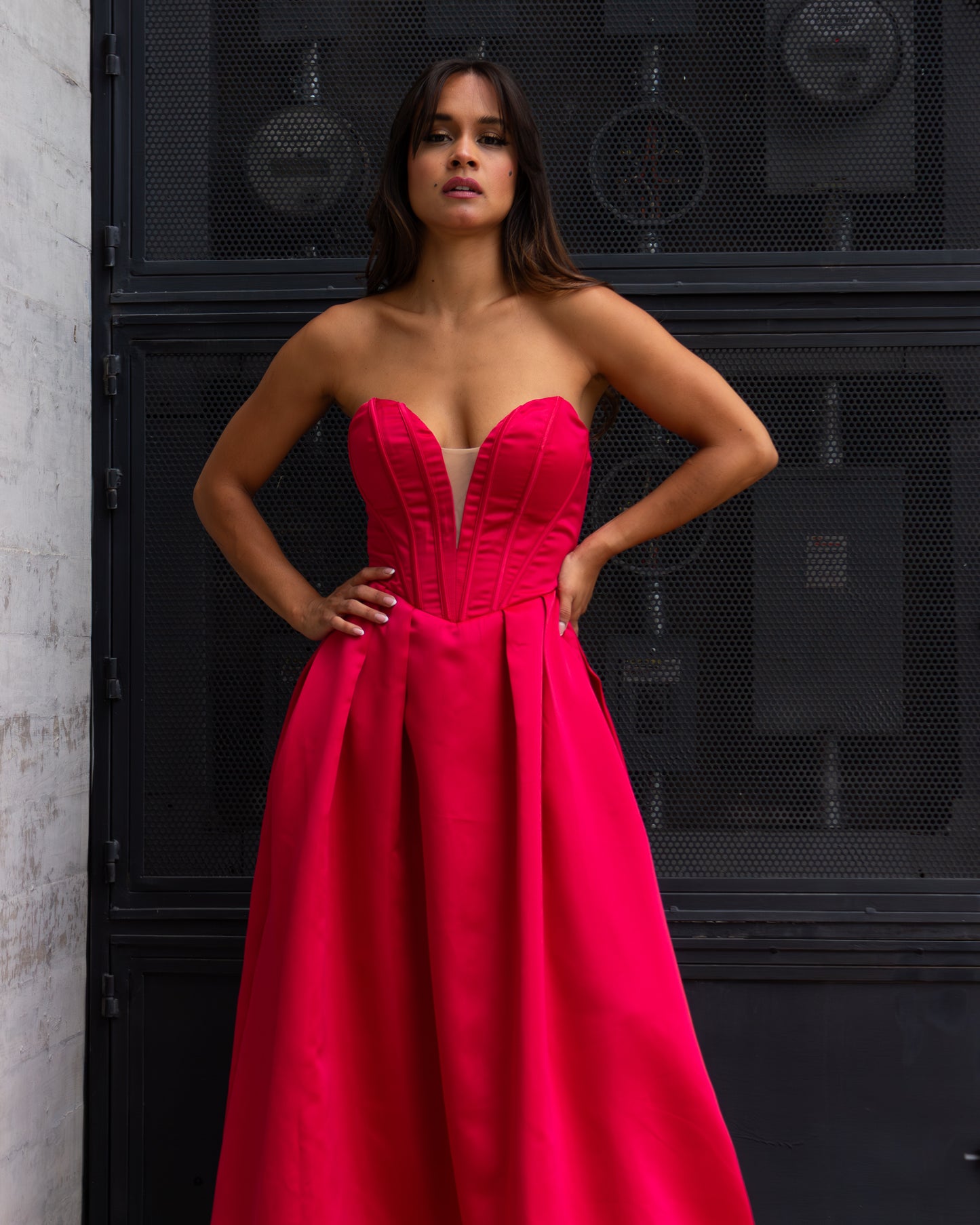 VESTIDO ESCOTE CORAZÓN