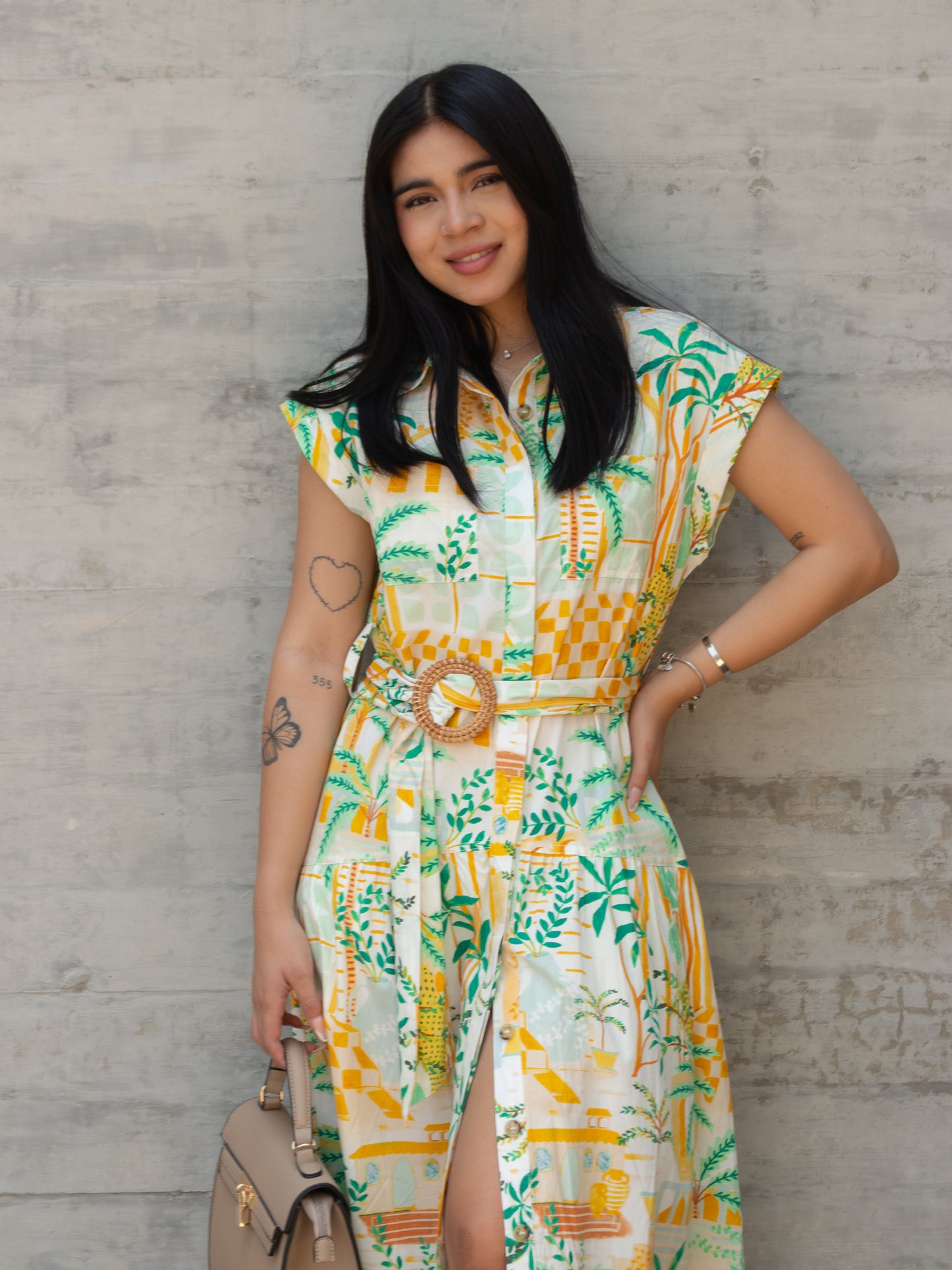 VESTIDO TROPICAL LARGO
